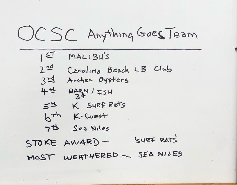 OCSC Anything goes team