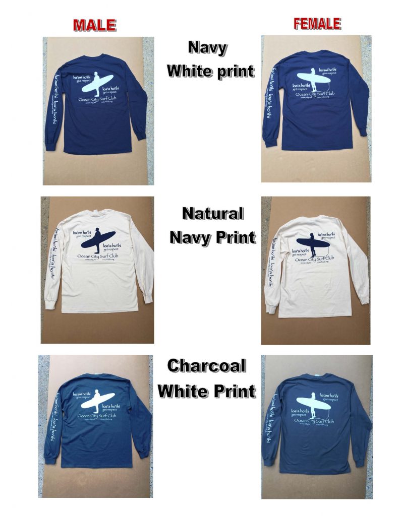 T-Shirts & Hoodies, Ocean City Surf Club, Surfing Maryland