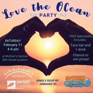 Love the OCean Party Graphic