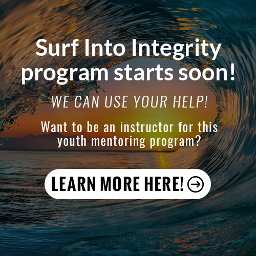 Surf Into Integrity Program graphic