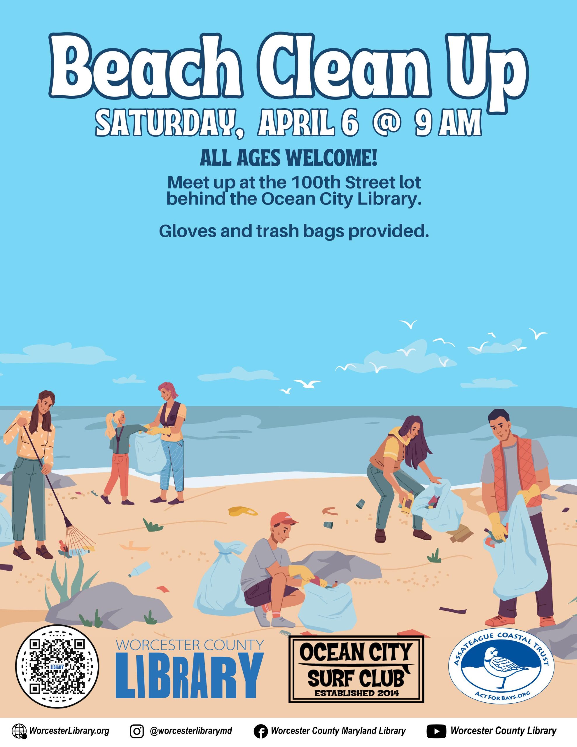 OCSC Beach Clean-Up April 6th