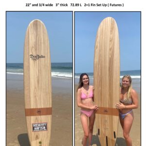 9’1” Aloha, Ecoskin, Paulownia Wood, Epoxy