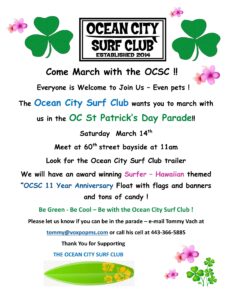 OCSC St Paddys Day Parade Flyer 2026 PDF