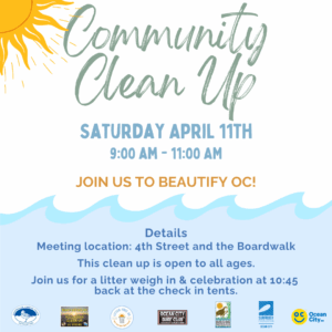 OCSC Community Clean up flyer APRIL 11th 2026